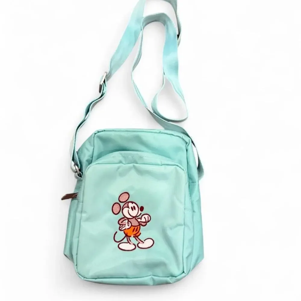 Disney Parks Genuine Mousewear Mickey Mouse Crossbody Bag Mint